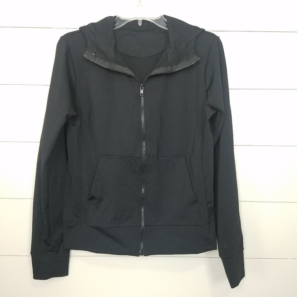 Prime Activewear Black Zip Technical Jacket Large